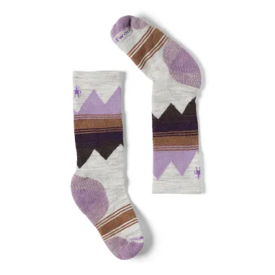Dětské merino ponožky SMARTWOOL Kids' Ski Light Cushion OTC Socks, Ash velikost: 22-25 (XS)