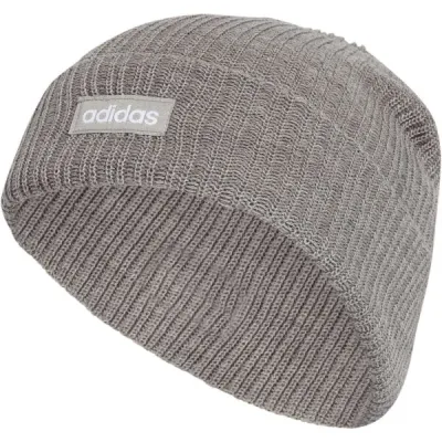 adidas LINEAR BEANIE CUFF Zimní čepice, šedá, velikost OSFM