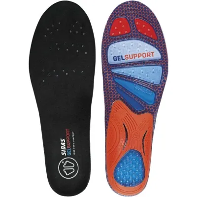 Sidas CUSHIONING GEL SUPPORT V2 Gelové vložky do bot, černá, velikost 35-36