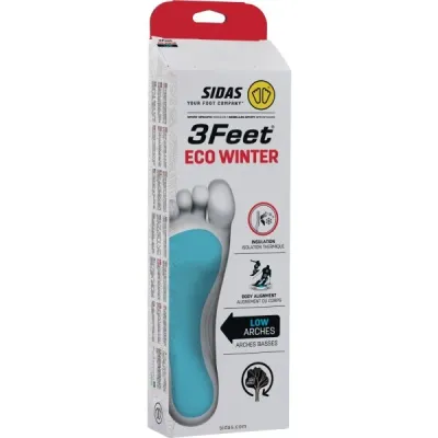Sidas 3FEET ECO WINTER LOW Zimní vložky do bot, červená, velikost 39-41