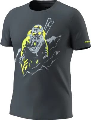 Tričko Dynafit Blacklight Cotton cinder 25/26 Barva: šedá, Velikost: S