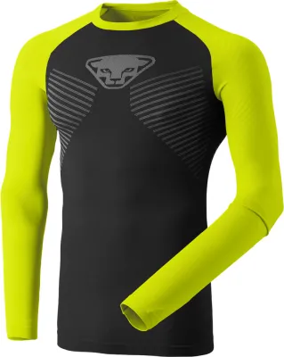 Triko Dynafit Speed Dryarn LS Tee golden lime 26/27 Barva: černá / limetková, Velikost: S