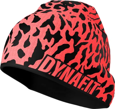 Čepice Dynafit Graphic Beanie ultra coral 26/27 Barva: korálová / černá, Velikost: UNI