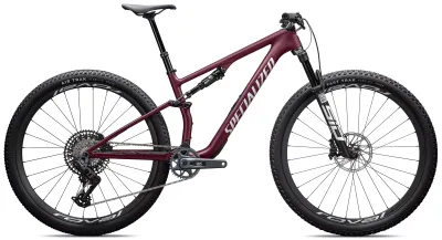 Specialized Epic 8 Expert AXS satin bordeaux metallic/white 2026 Barva: vínová, Velikost: XS