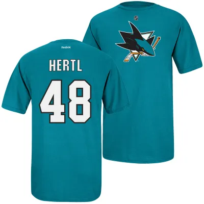 Pánské tričko Tomáš Hertl #48 San Jose Sharks NHL - zelené Velikost: S